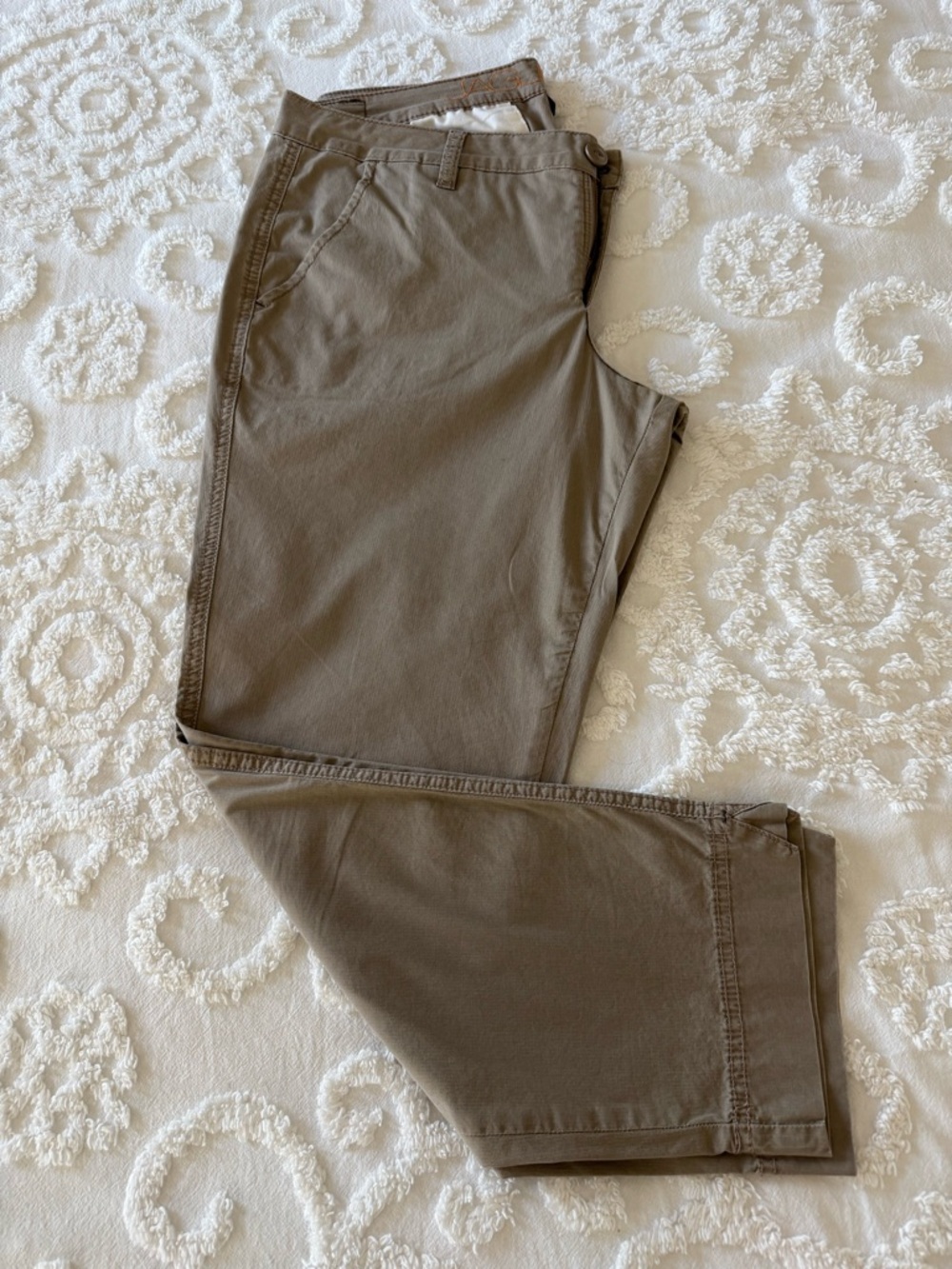 Women’s JAG JEANS Casual Chino Cropped Pants - Taupe Size 12